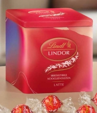 LINDT. T.18,50 GR.175 LATTA LINDOR ROSSA